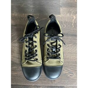 Woobies Mod-1 Tactical Canvas Sneakers Olive Green Black Low Top Mens 8 Women 10